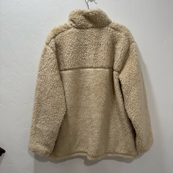 EUC Patagonia Women's XL Retro-X® Fleece Jacket Coat Dark Natural Cream 23095 - Picture 9 of 13